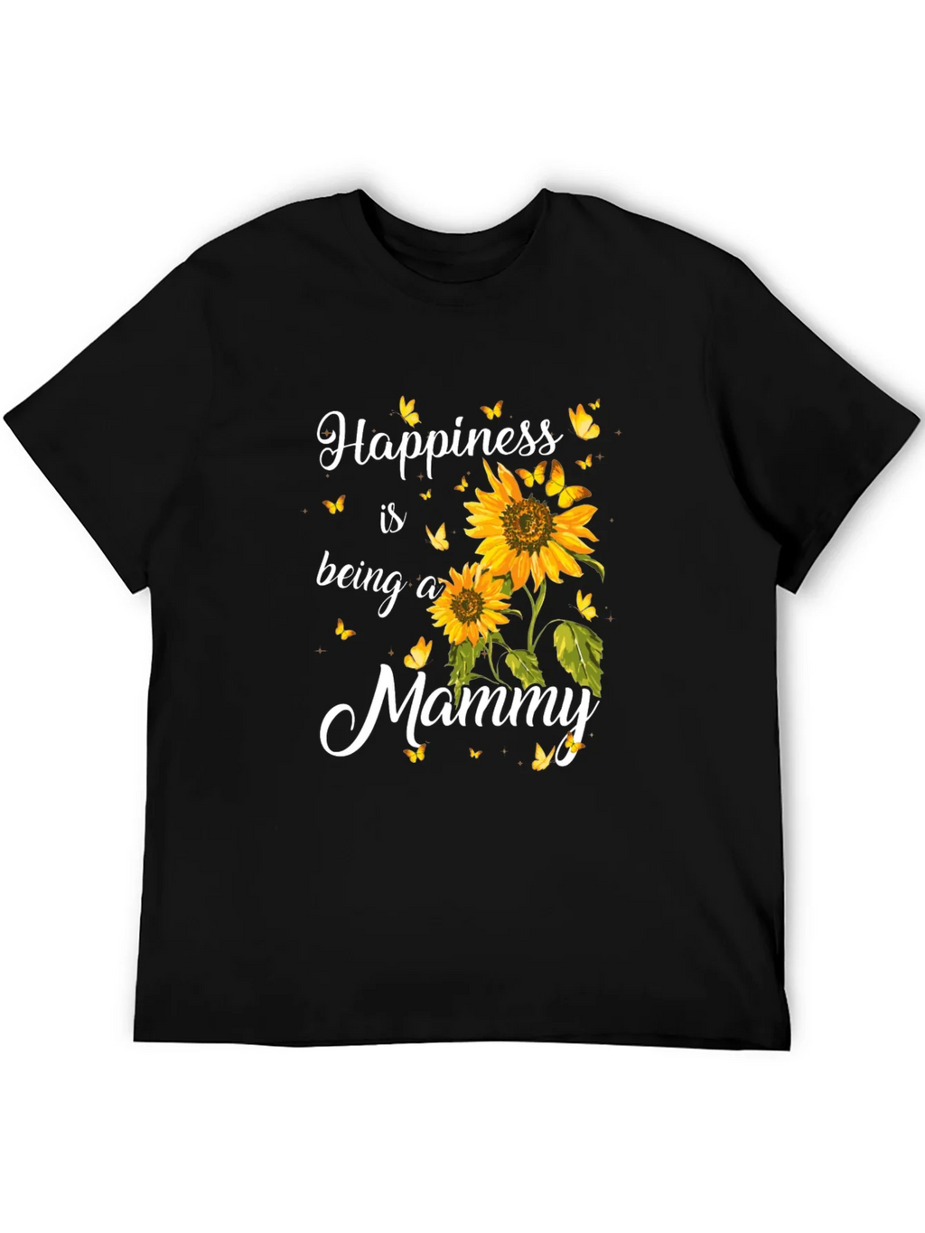 Happiness is Being a Mommy Sunflower T-Shirt product image 5