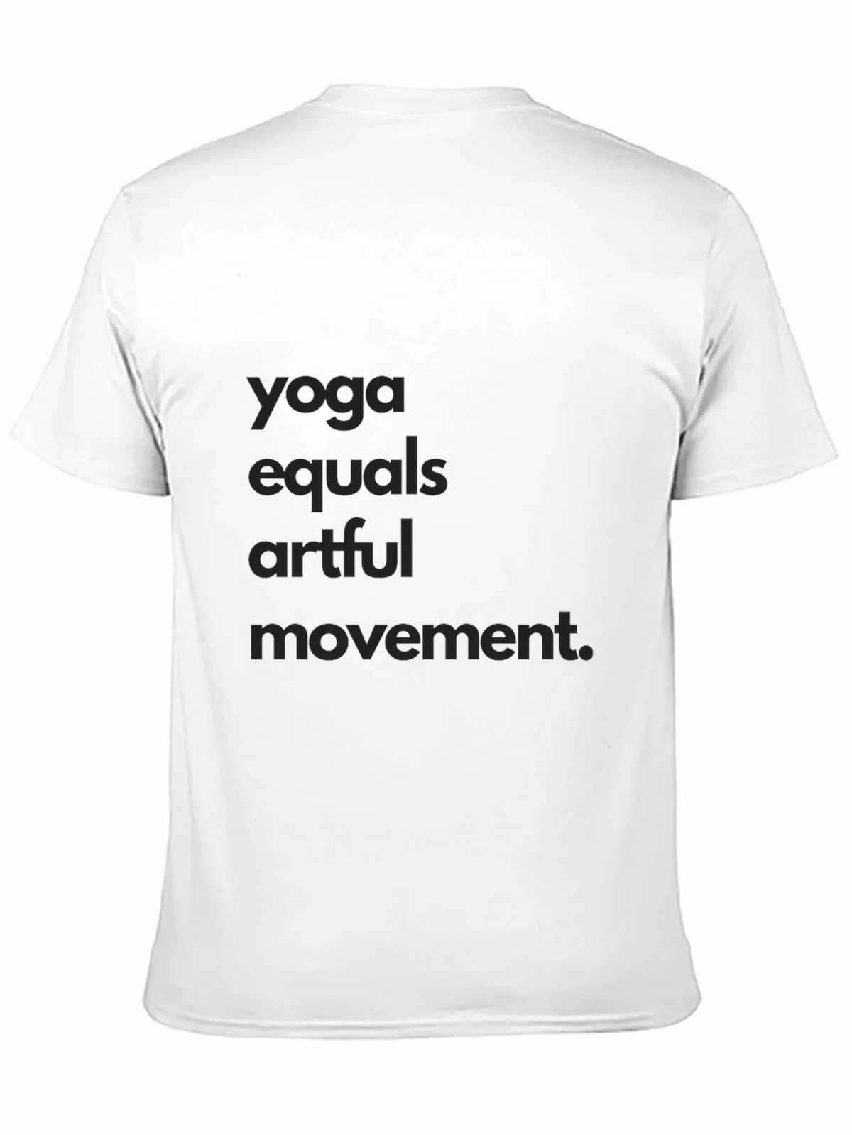 Yoga Equals Artful Movement Black Tee product image 10