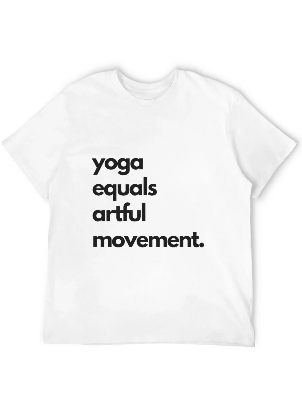 Yoga Equals Artful Movement Black Tee product image 11