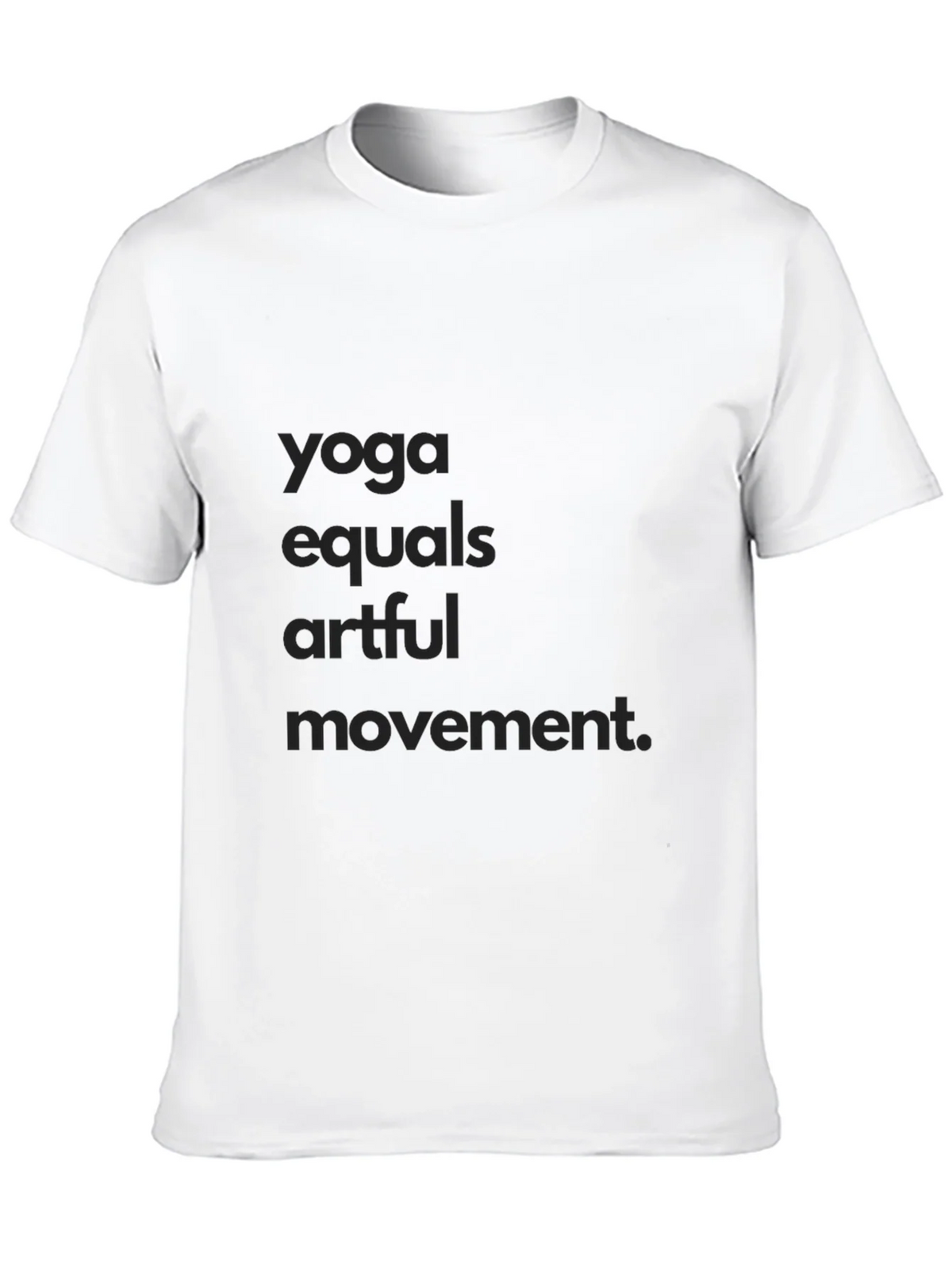 Yoga Equals Artful Movement Black Tee product image 9