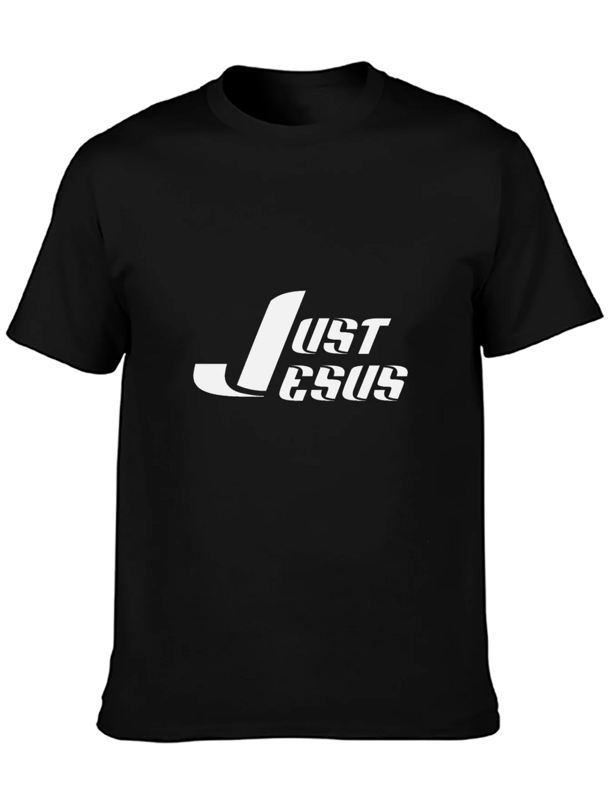 Just Jesus Black Graphic T-Shirt product image 3