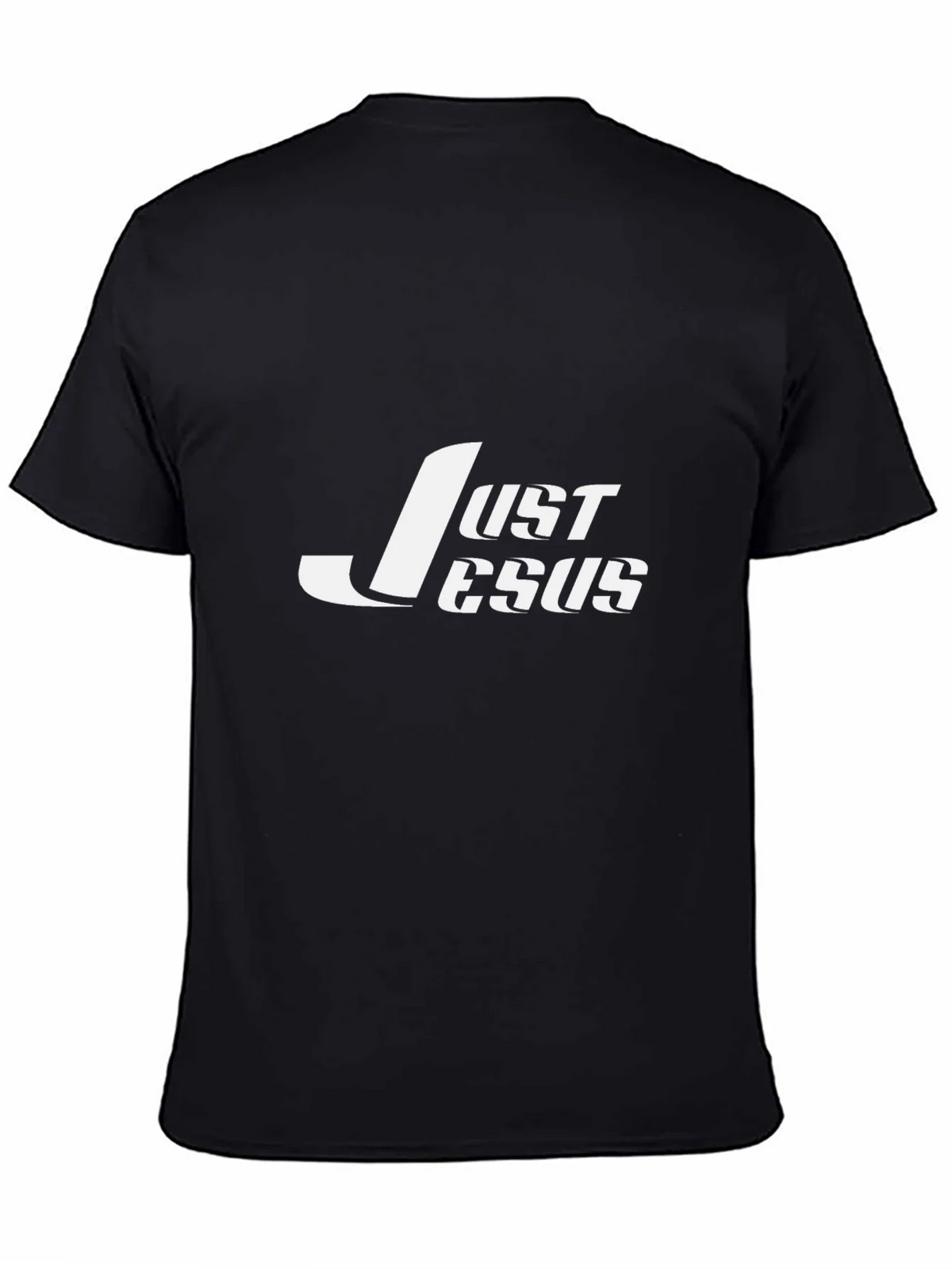Just Jesus Black Graphic T-Shirt product image 4