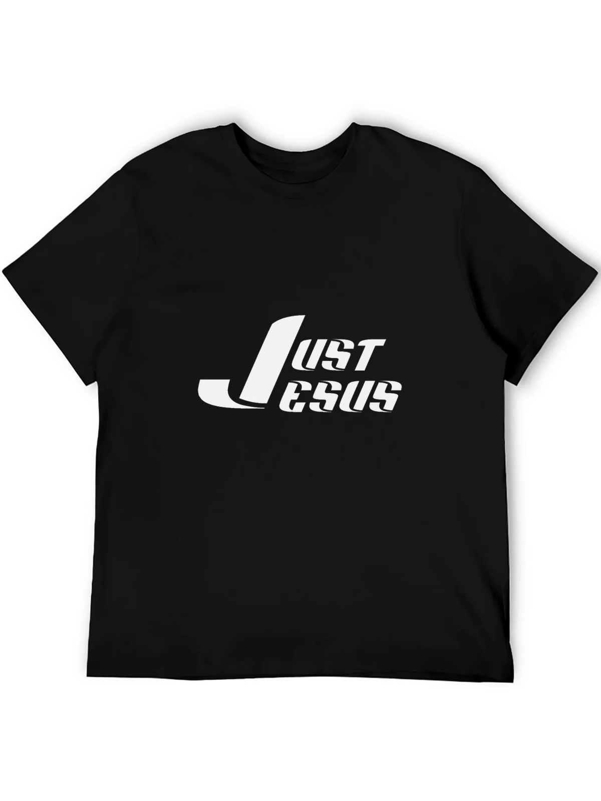 Just Jesus Black Graphic T-Shirt product image 5