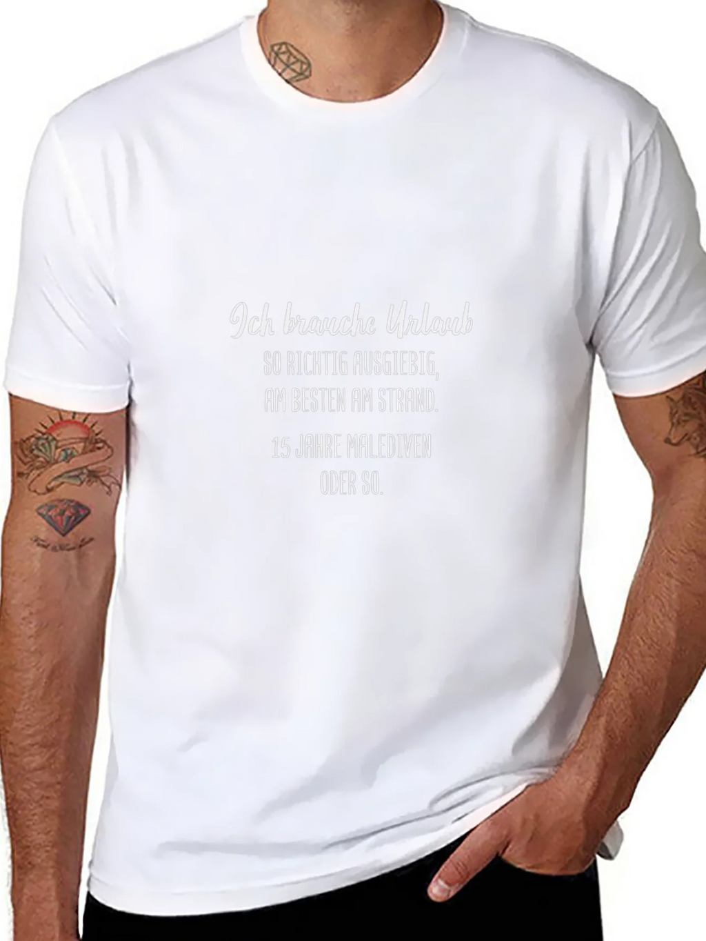 Ich Brauche Urlaub T-Shirt - Funny Vacation Tee product image 7