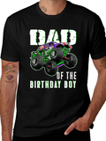 Dad of the Birthday Boy Monster Truck T-Shirt product image 1