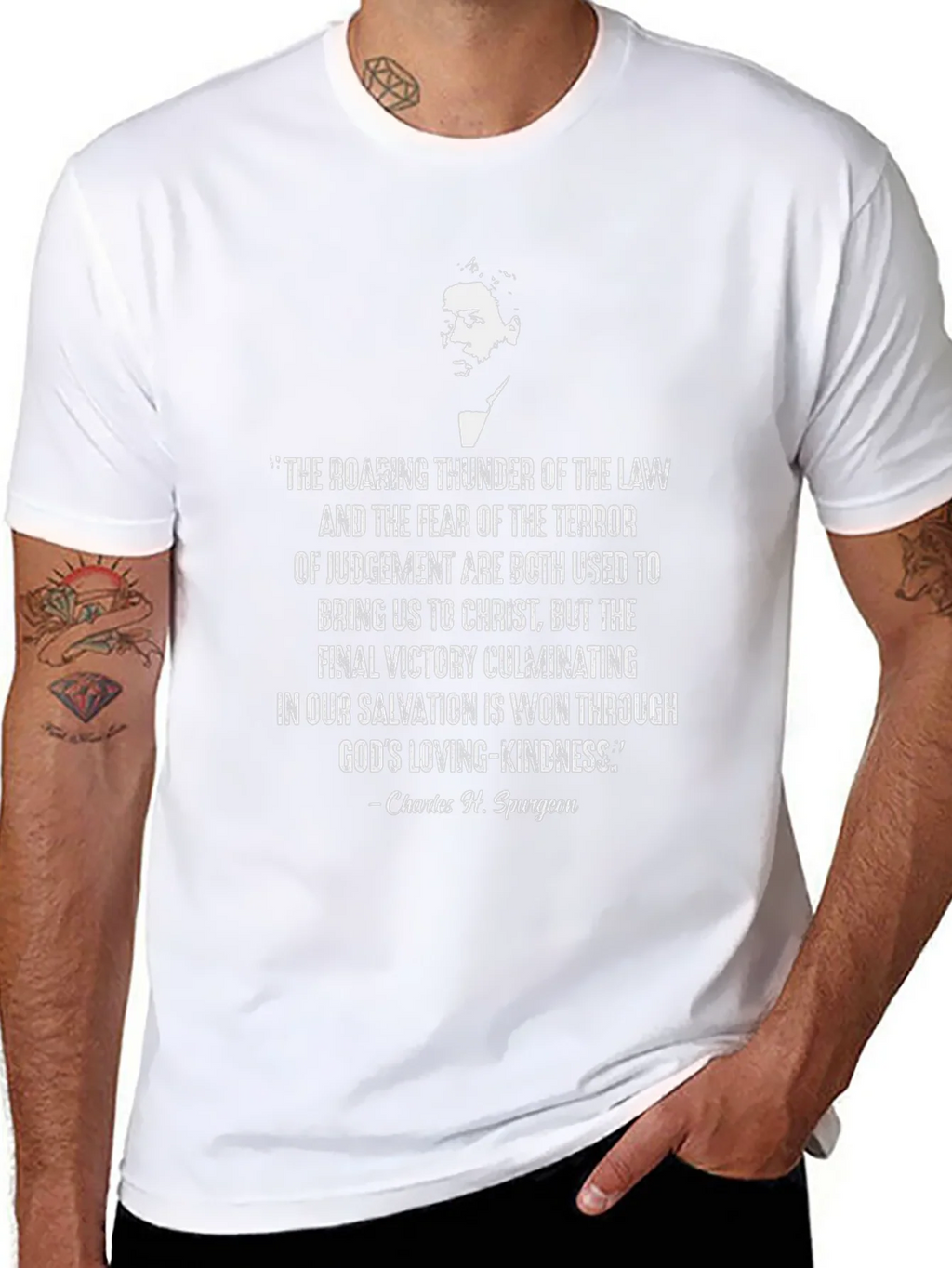 Charles Spurgeon Quote T-Shirt - Christian Theology Tee product image 7