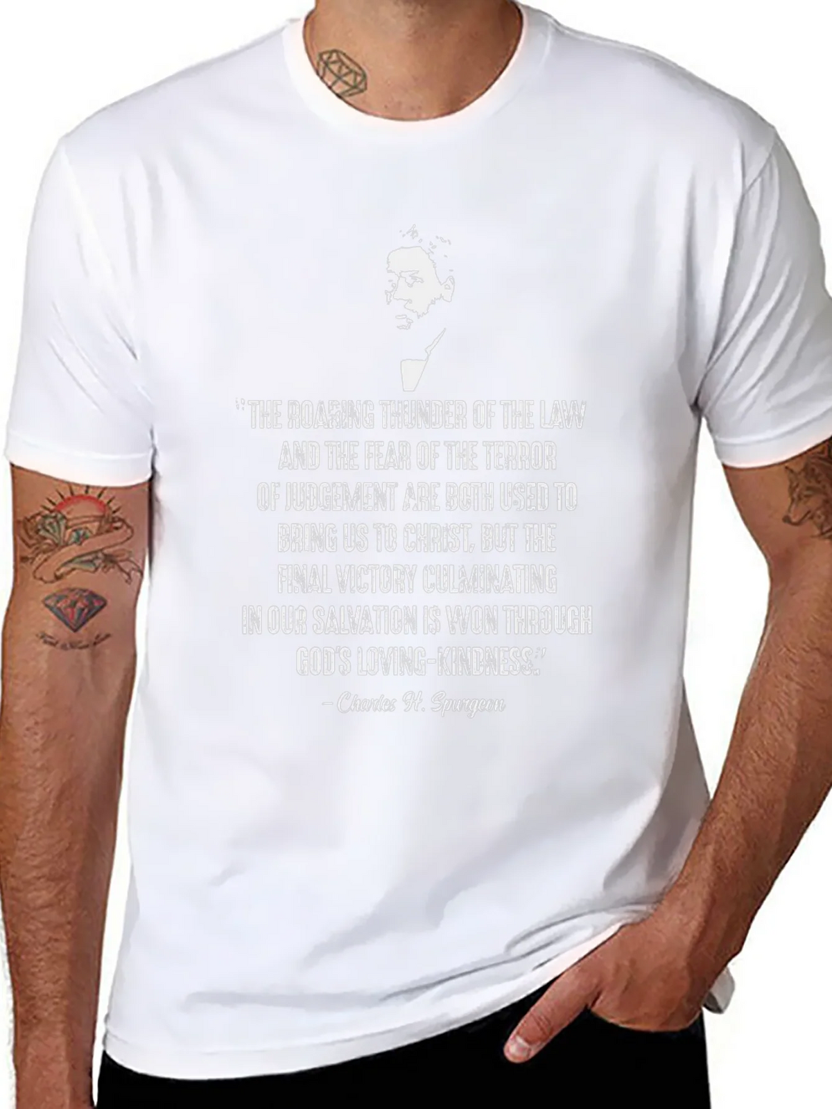 Charles Spurgeon Quote T-Shirt - Christian Theology Tee product image 7