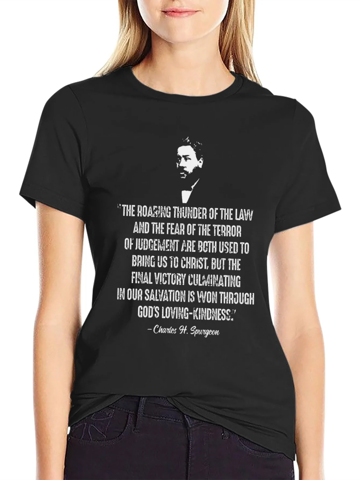 Charles Spurgeon Quote T-Shirt - Christian Theology Tee product image 2
