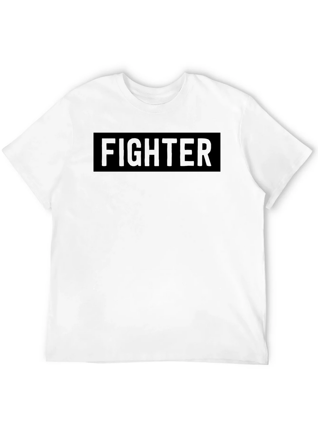 Fighter Graphic Tee - Black Crew Neck product image 10