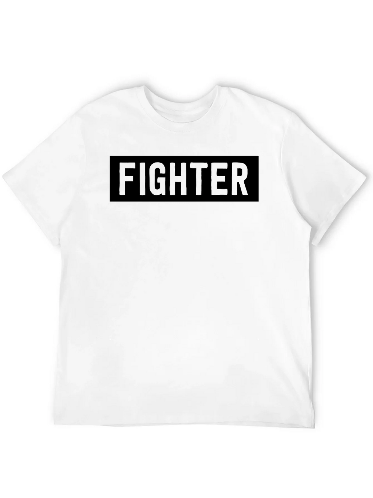 Fighter Graphic Tee - Black Crew Neck product image 10