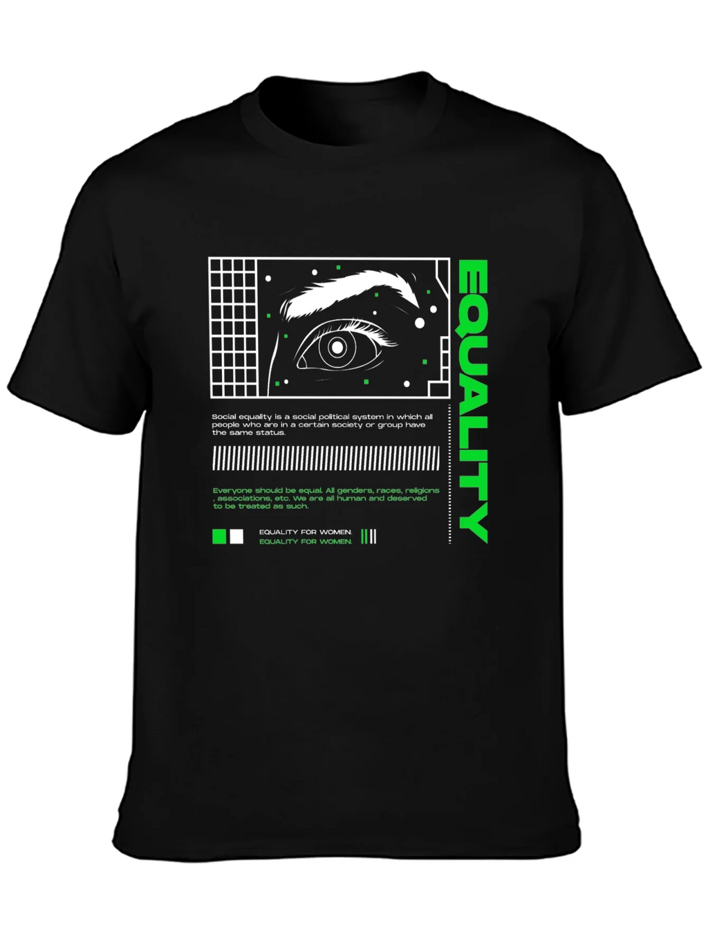 Equality Eye Graphic Tee - Social Justice T-Shirt product image 3