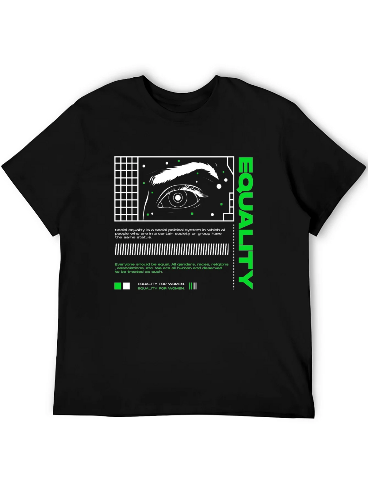 Equality Eye Graphic Tee - Social Justice T-Shirt product image 5