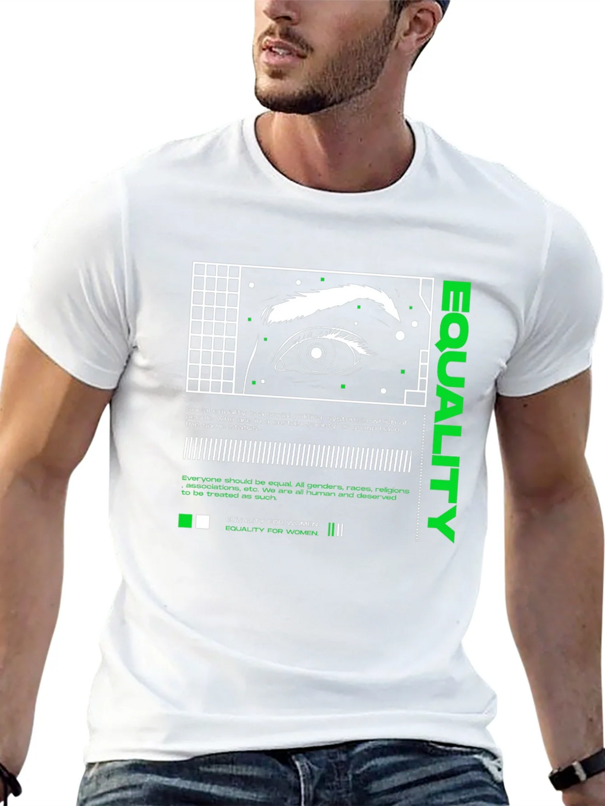 Equality Eye Graphic Tee - Social Justice T-Shirt product image 12