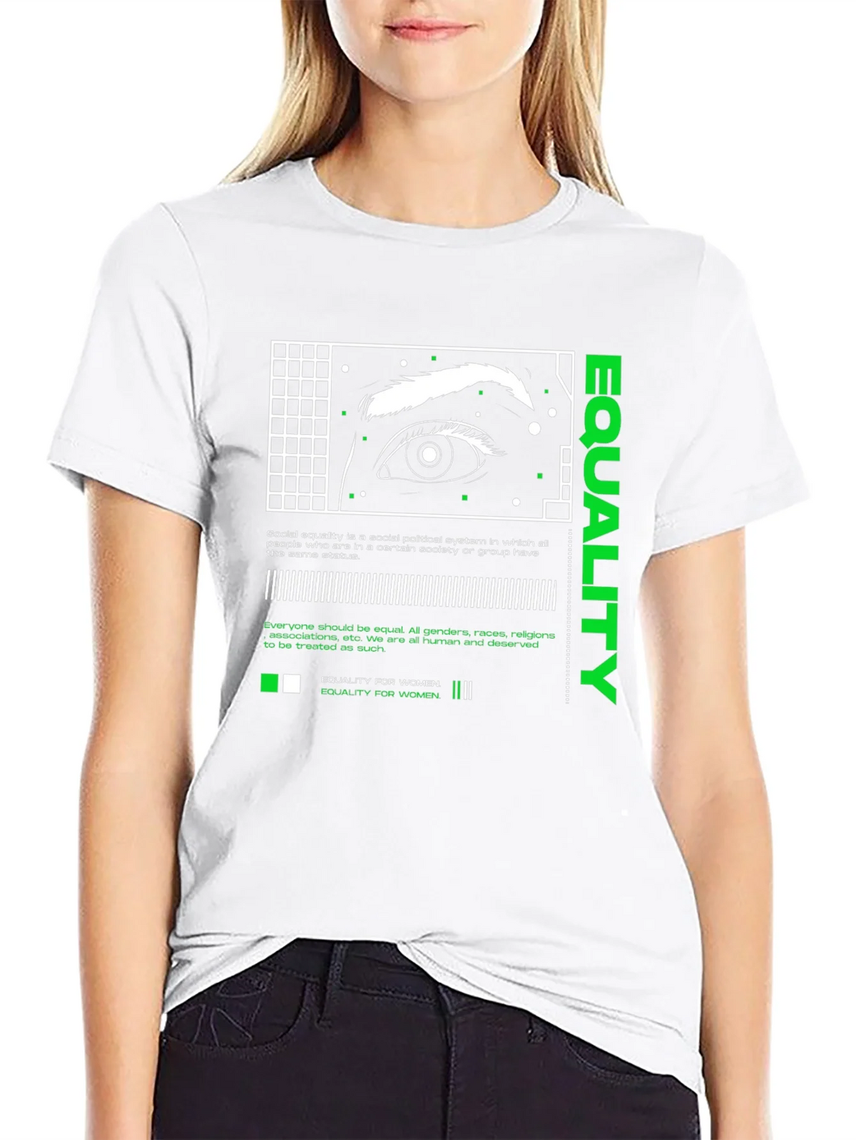 Equality Eye Graphic Tee - Social Justice T-Shirt product image 8