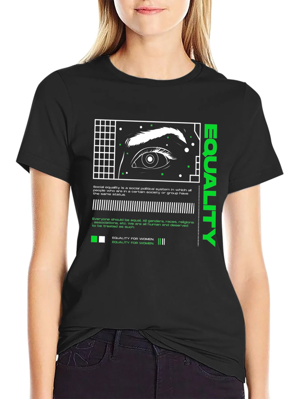 Equality Eye Graphic Tee - Social Justice T-Shirt product image 2