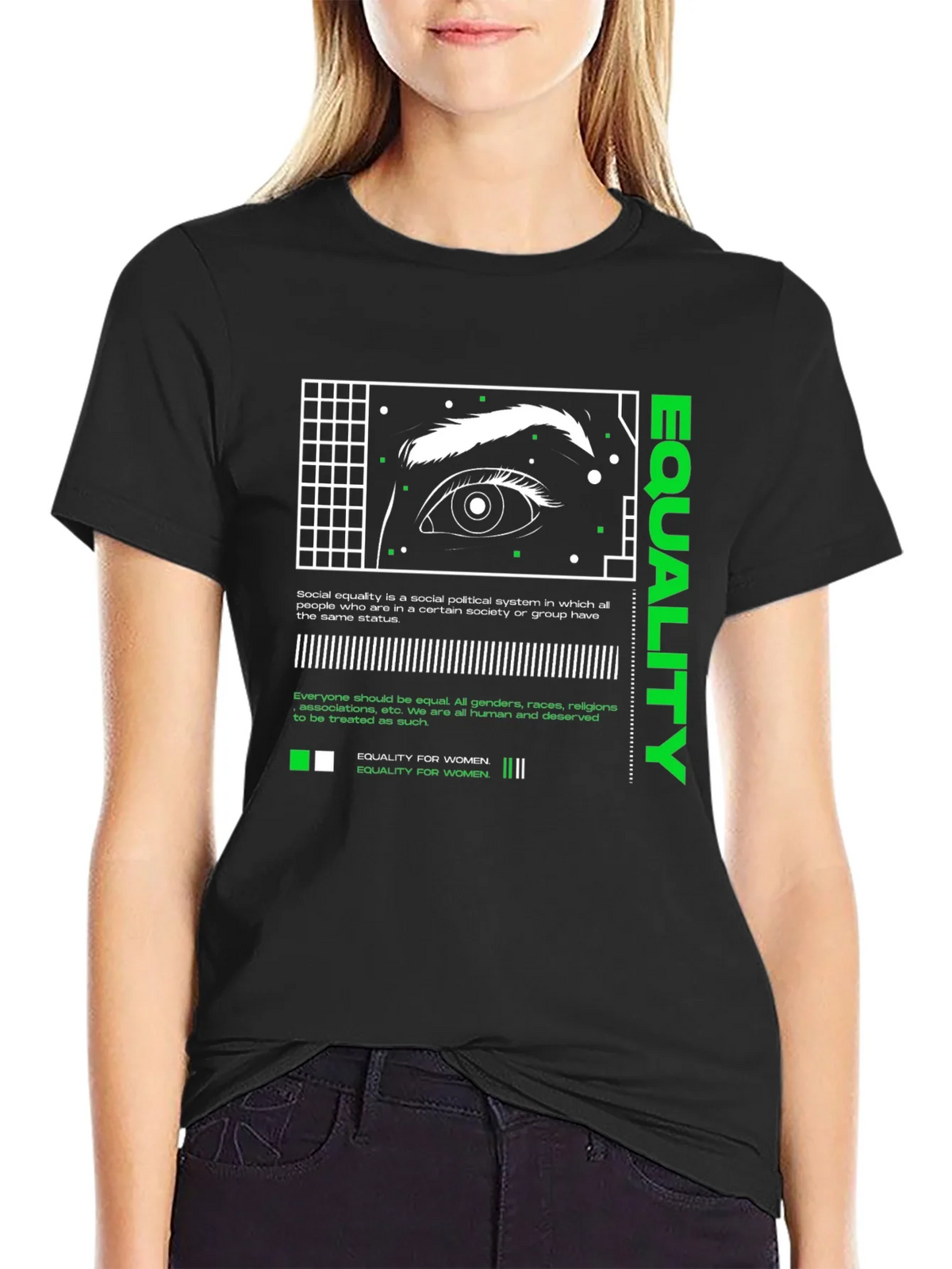 Equality Eye Graphic Tee - Social Justice T-Shirt product image 2