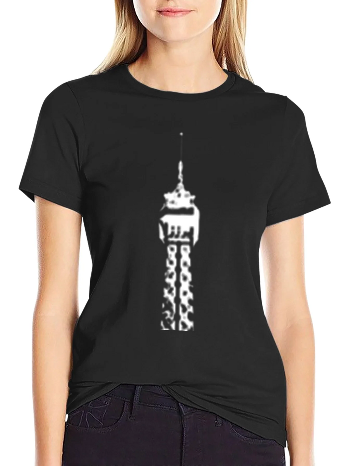Tower Graphic Black T-Shirt product image 2