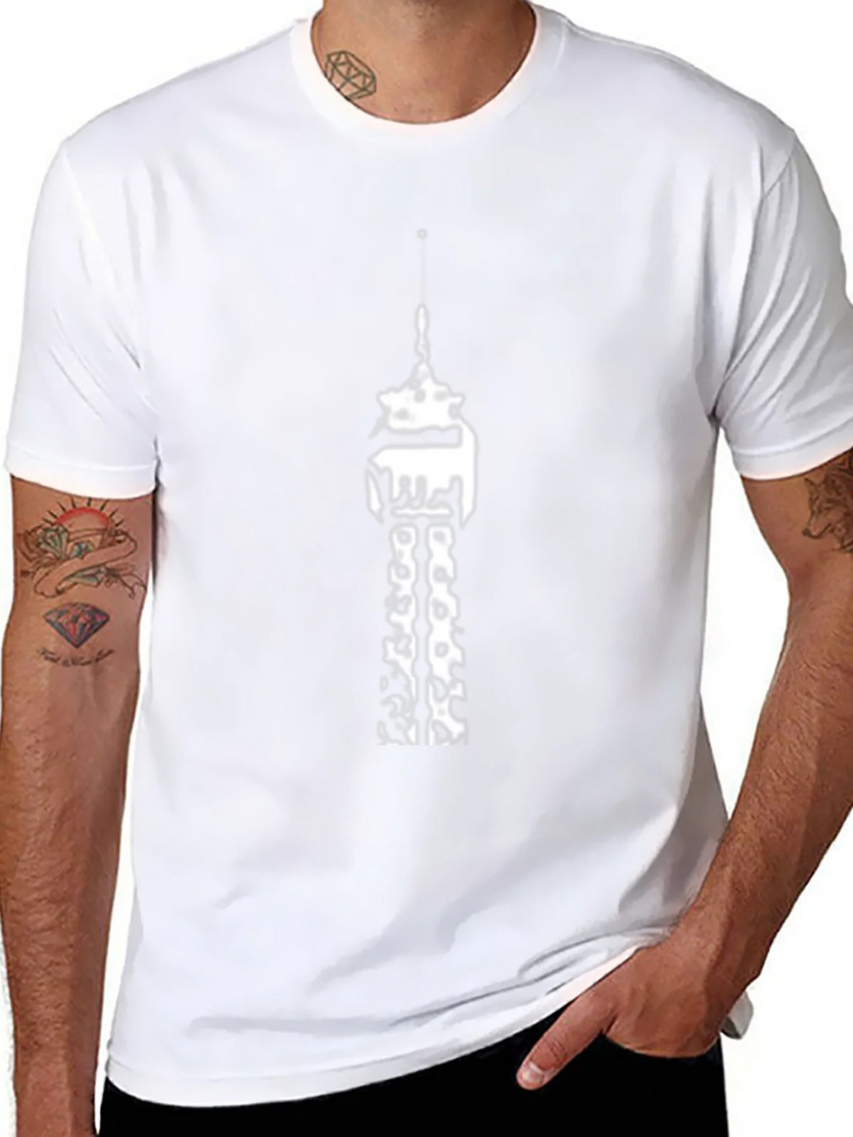Tower Graphic Black T-Shirt product image 7