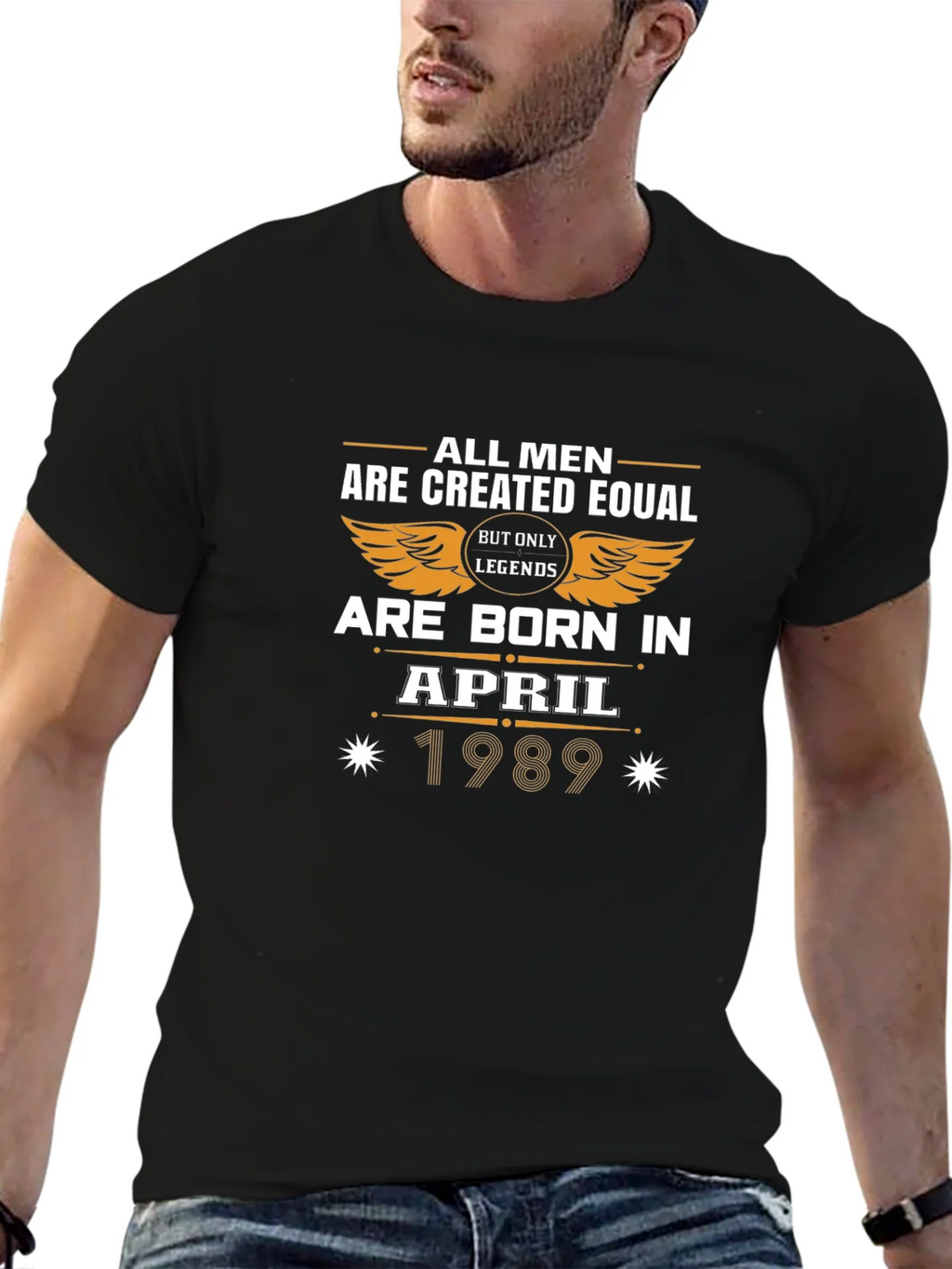Legends Born in April 1989 T-Shirt product image 3