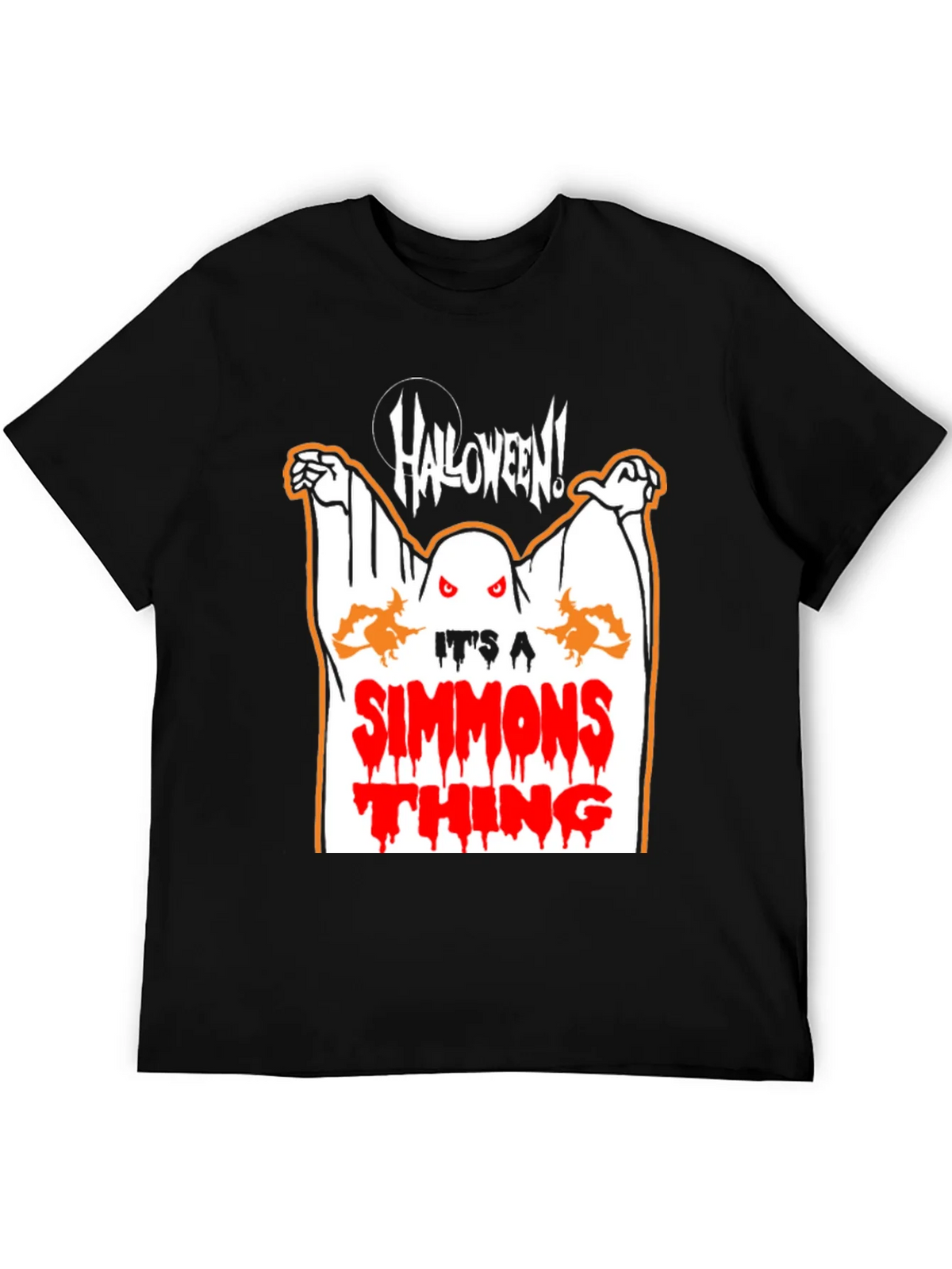 Halloween Simmons Thing Black T-Shirt product image 5