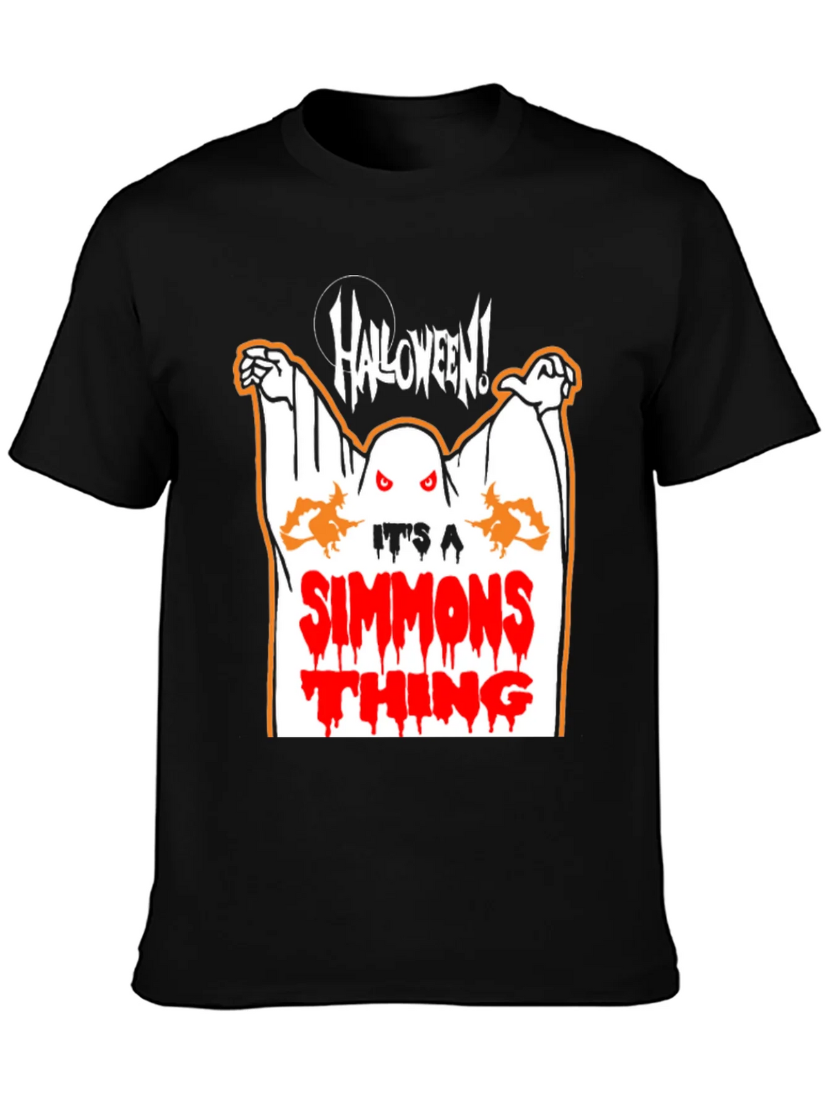 Halloween Simmons Thing Black T-Shirt product image 3