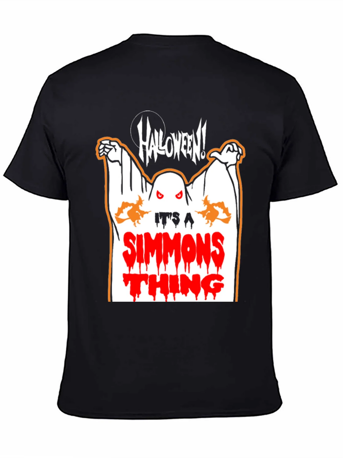 Halloween Simmons Thing Black T-Shirt product image 4