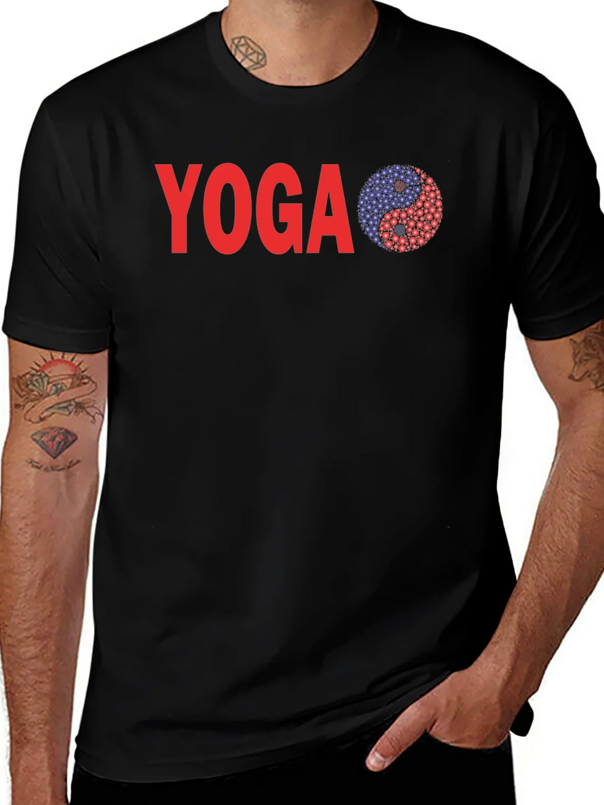 Yoga Yin Yang Graphic Tee - Relaxed Fit product image 1