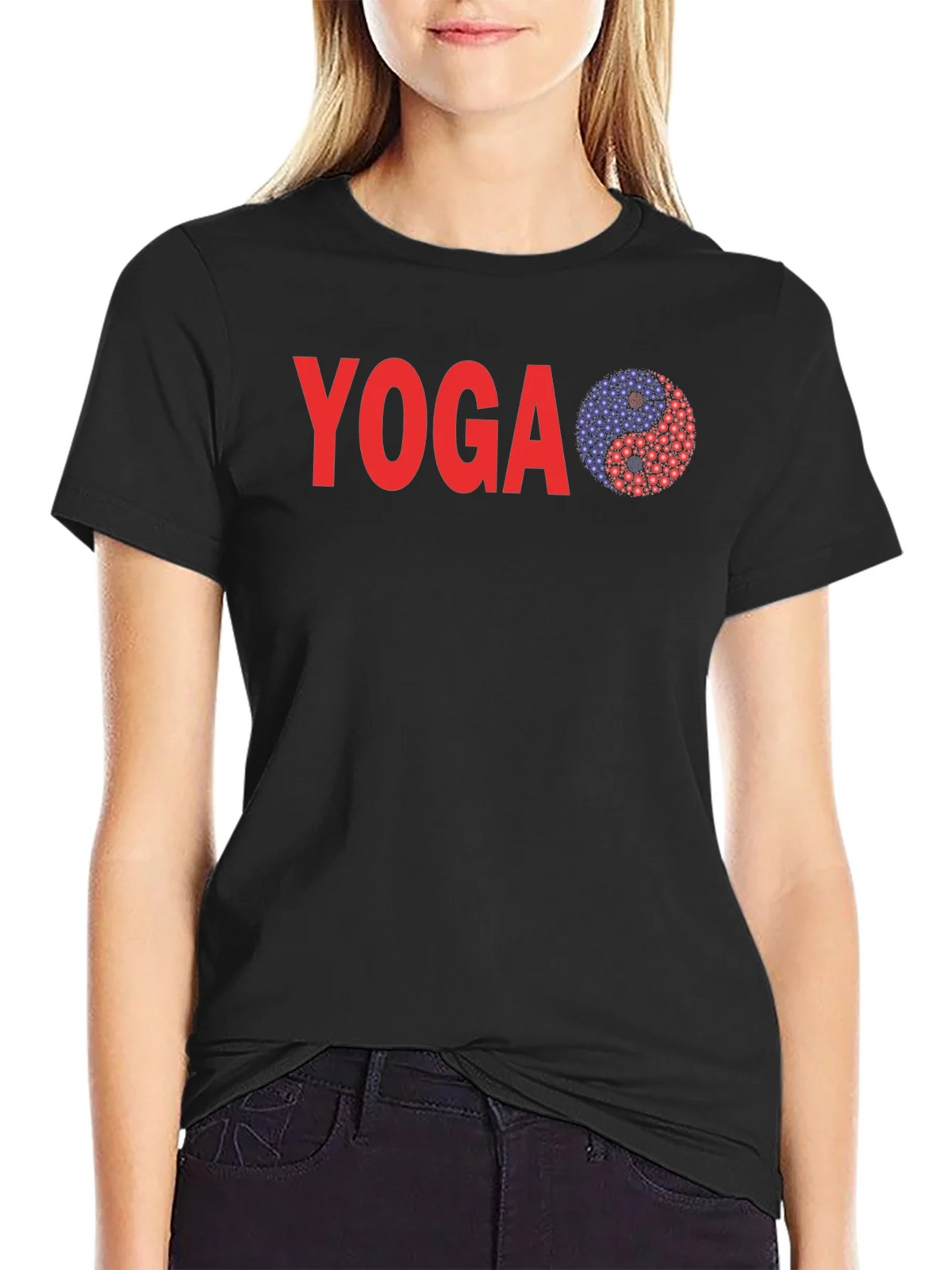 Yoga Yin Yang Graphic Tee - Relaxed Fit product image 2