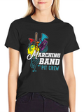 Marching Band Pit Crew T-Shirt - Musical Instrument Tee product image 1