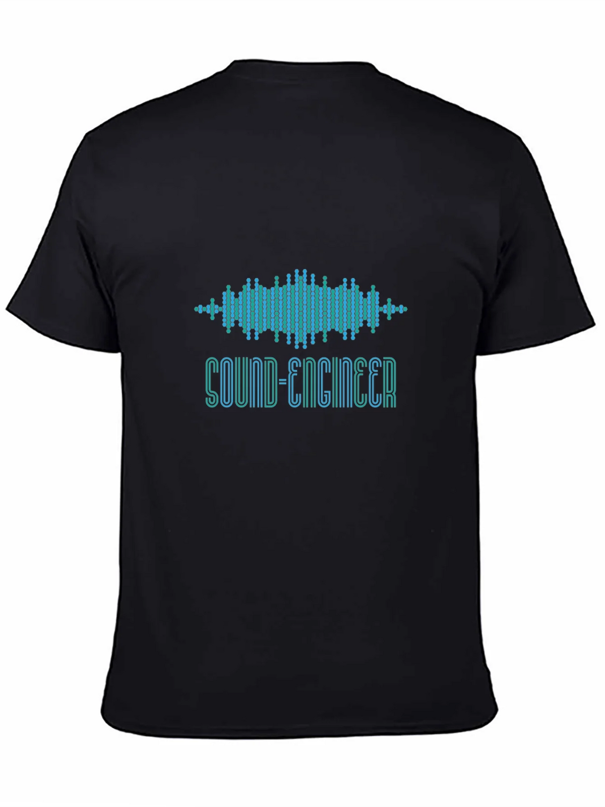Sound Engineer Graphic T-Shirt - Black product image 4