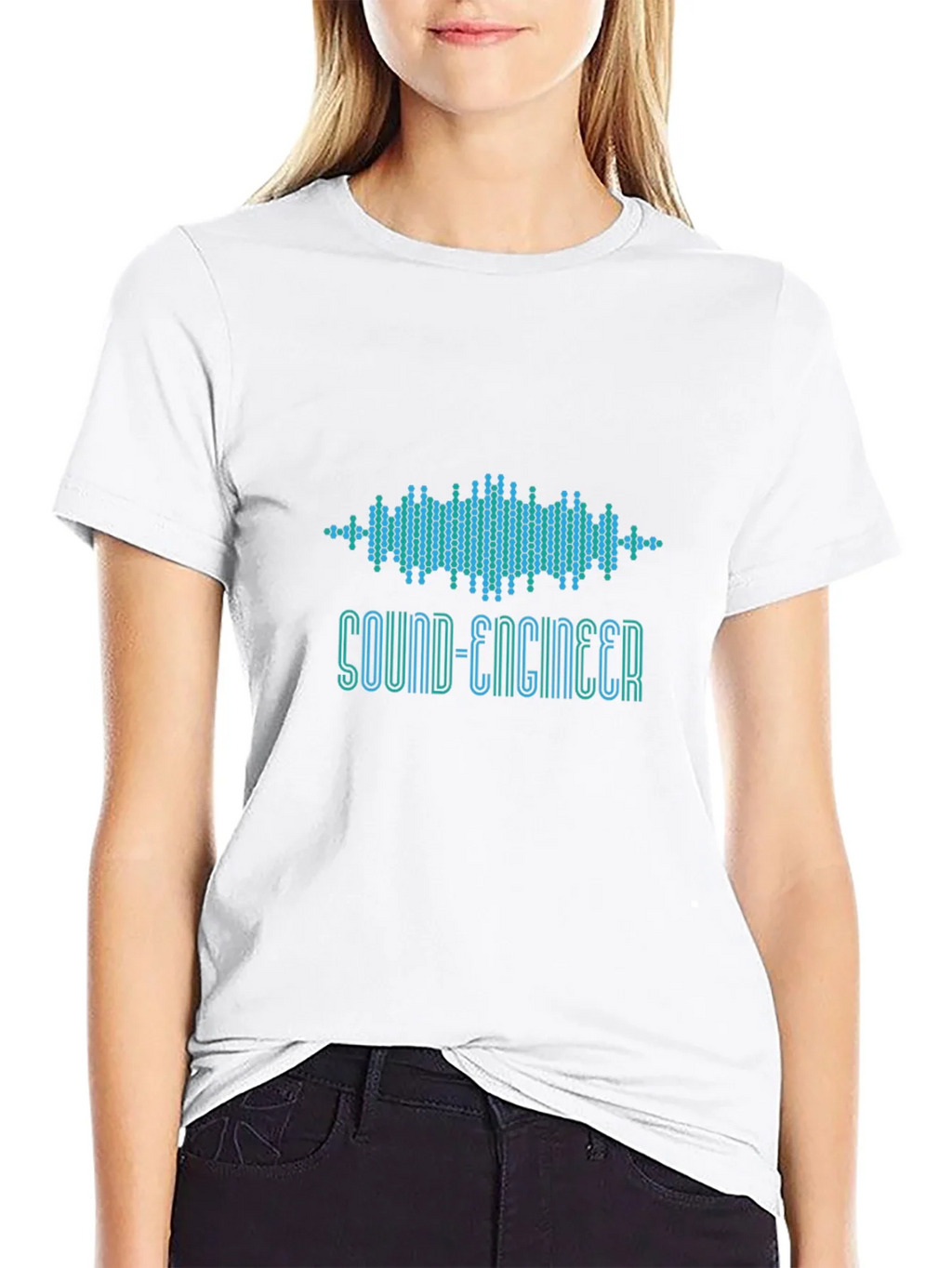 Sound Engineer Graphic T-Shirt - Black product image 8