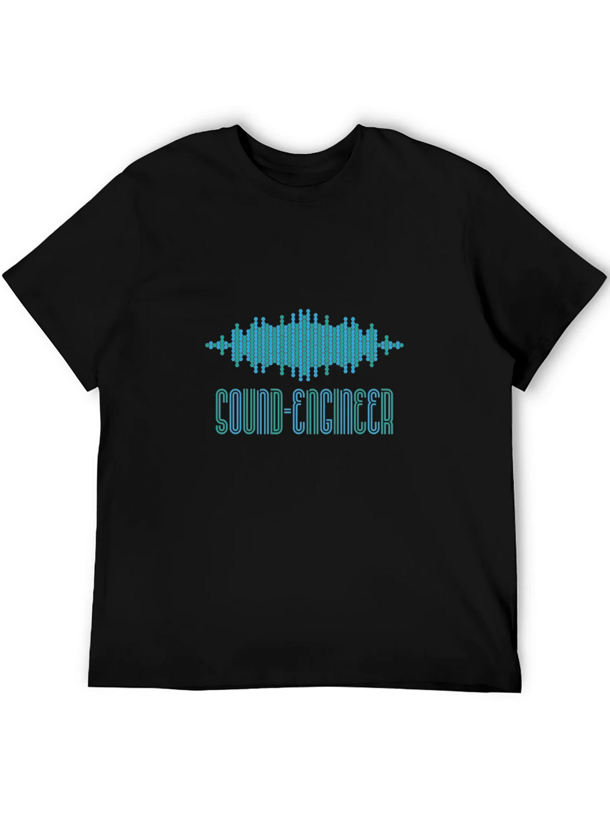 Sound Engineer Graphic T-Shirt - Black product image 5