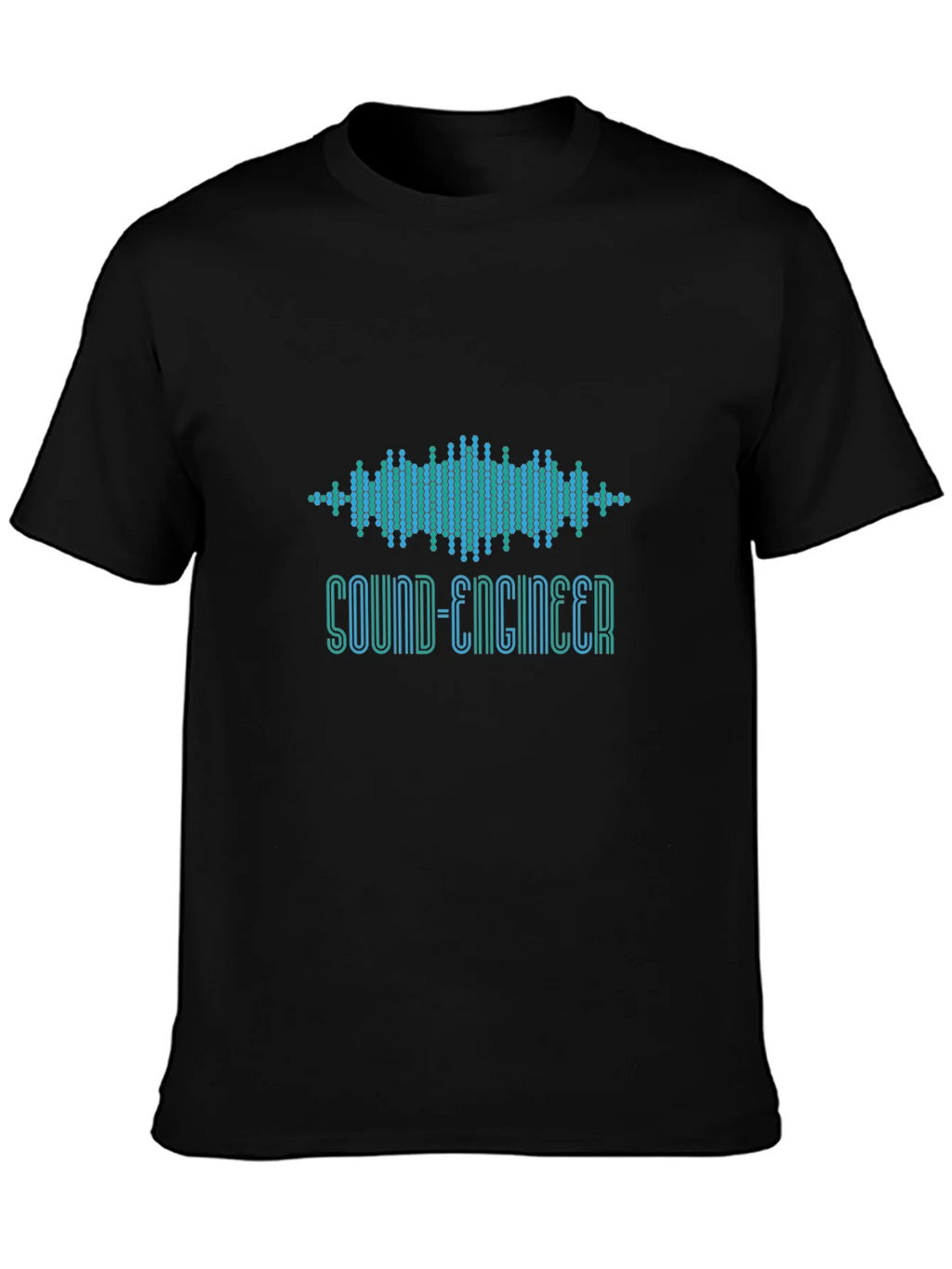 Sound Engineer Graphic T-Shirt - Black product image 3