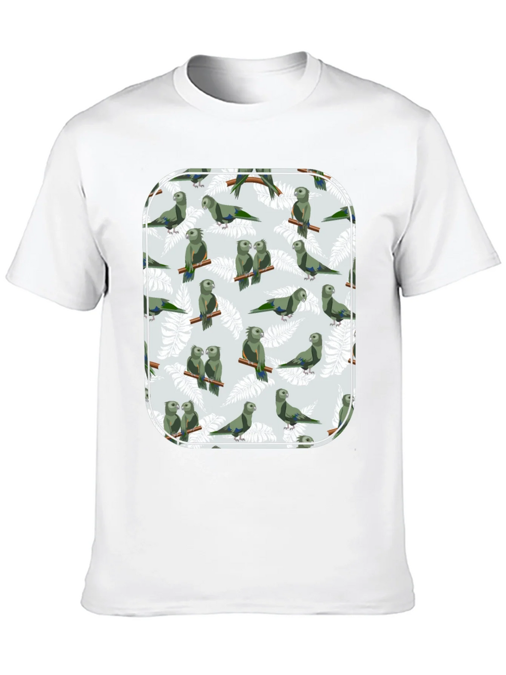 Parrot Print T-Shirt - Unique Graphic Tee product image 9