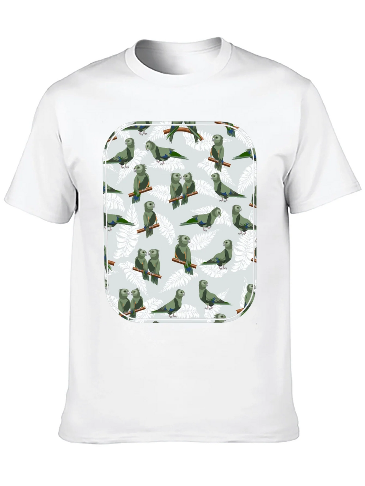 Parrot Print T-Shirt - Unique Graphic Tee product image 9