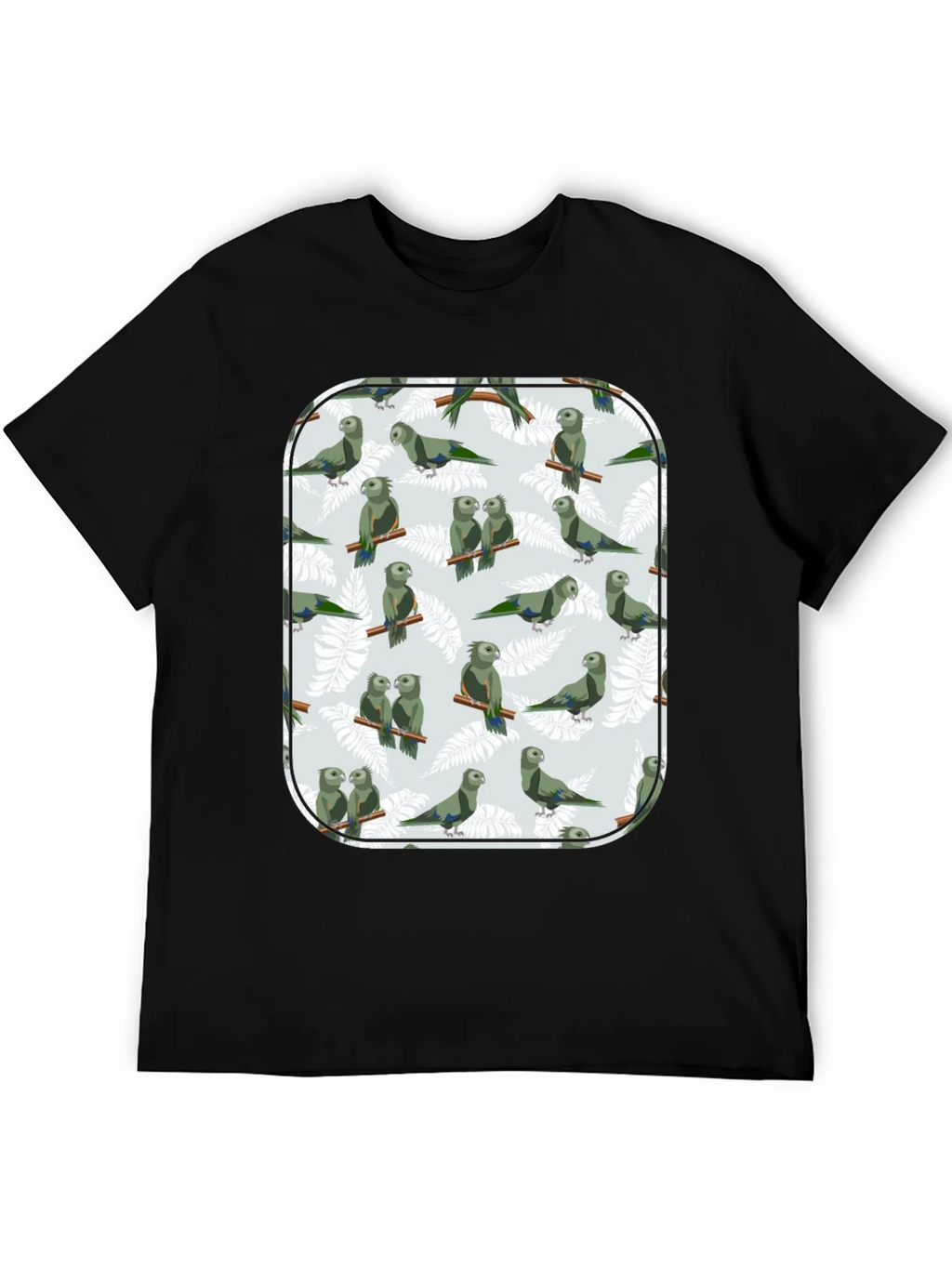 Parrot Print T-Shirt - Unique Graphic Tee product image 5
