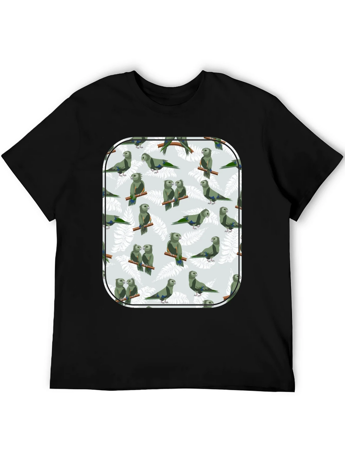 Parrot Print T-Shirt - Unique Graphic Tee product image 5