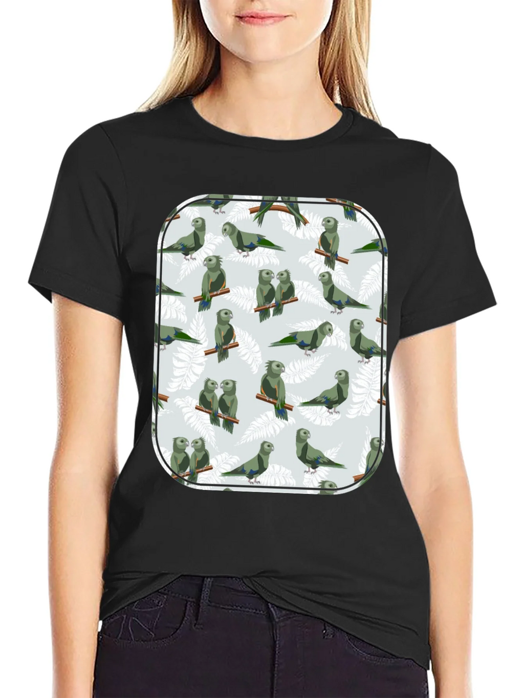 Parrot Print T-Shirt - Unique Graphic Tee product image 2
