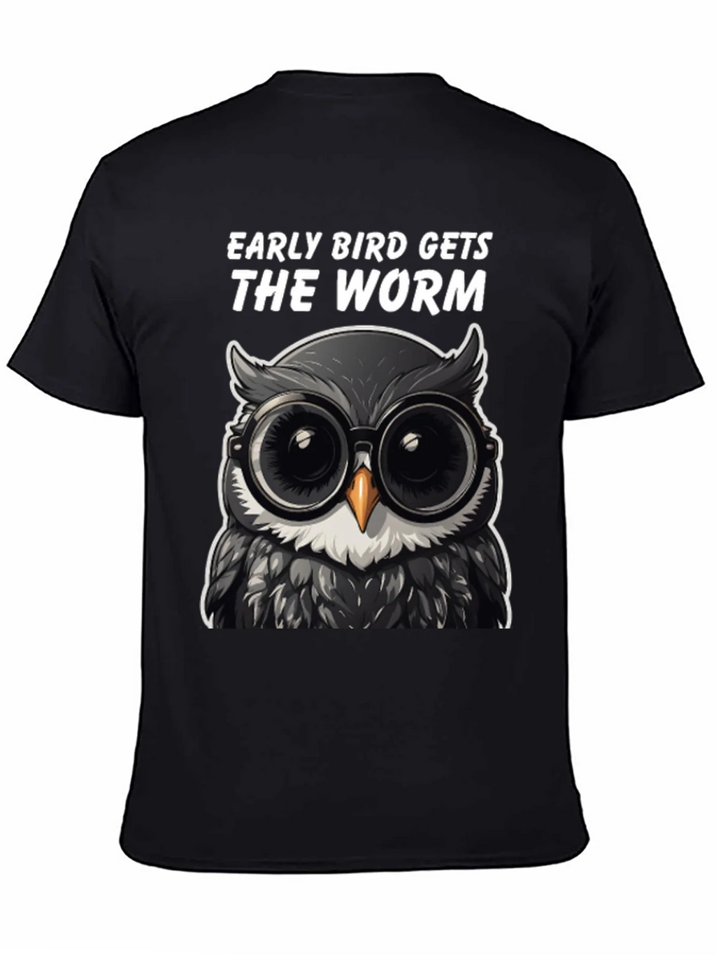 Early Bird Owl T-Shirt: Funny Birdwatching Tee product image 4