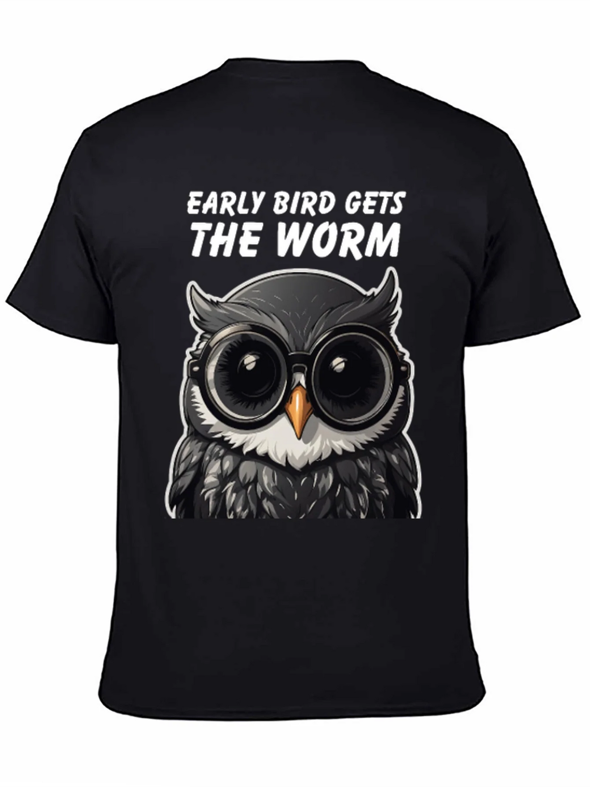 Early Bird Owl T-Shirt: Funny Birdwatching Tee product image 4