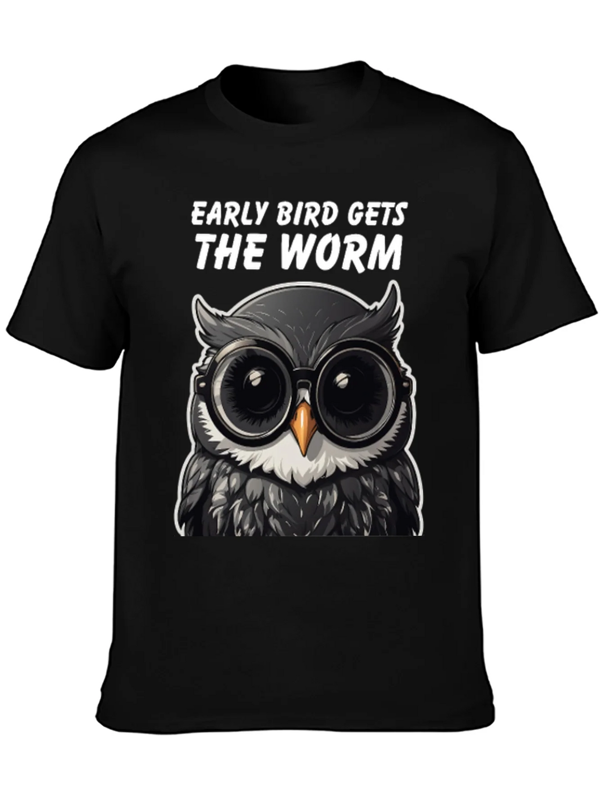 Early Bird Owl T-Shirt: Funny Birdwatching Tee product image 3