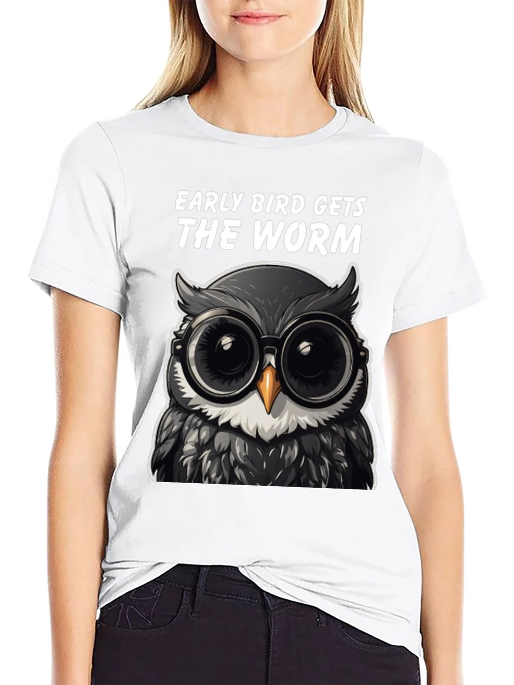 Early Bird Owl T-Shirt: Funny Birdwatching Tee product image 8