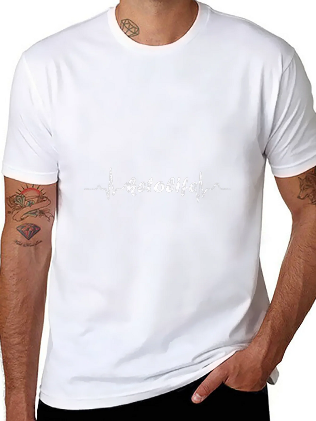 Keto Life Heartbeat T-Shirt product image 7