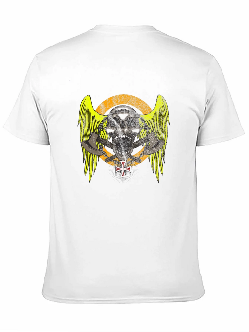 Skull & Axes Graphic T-Shirt - Black product image 10