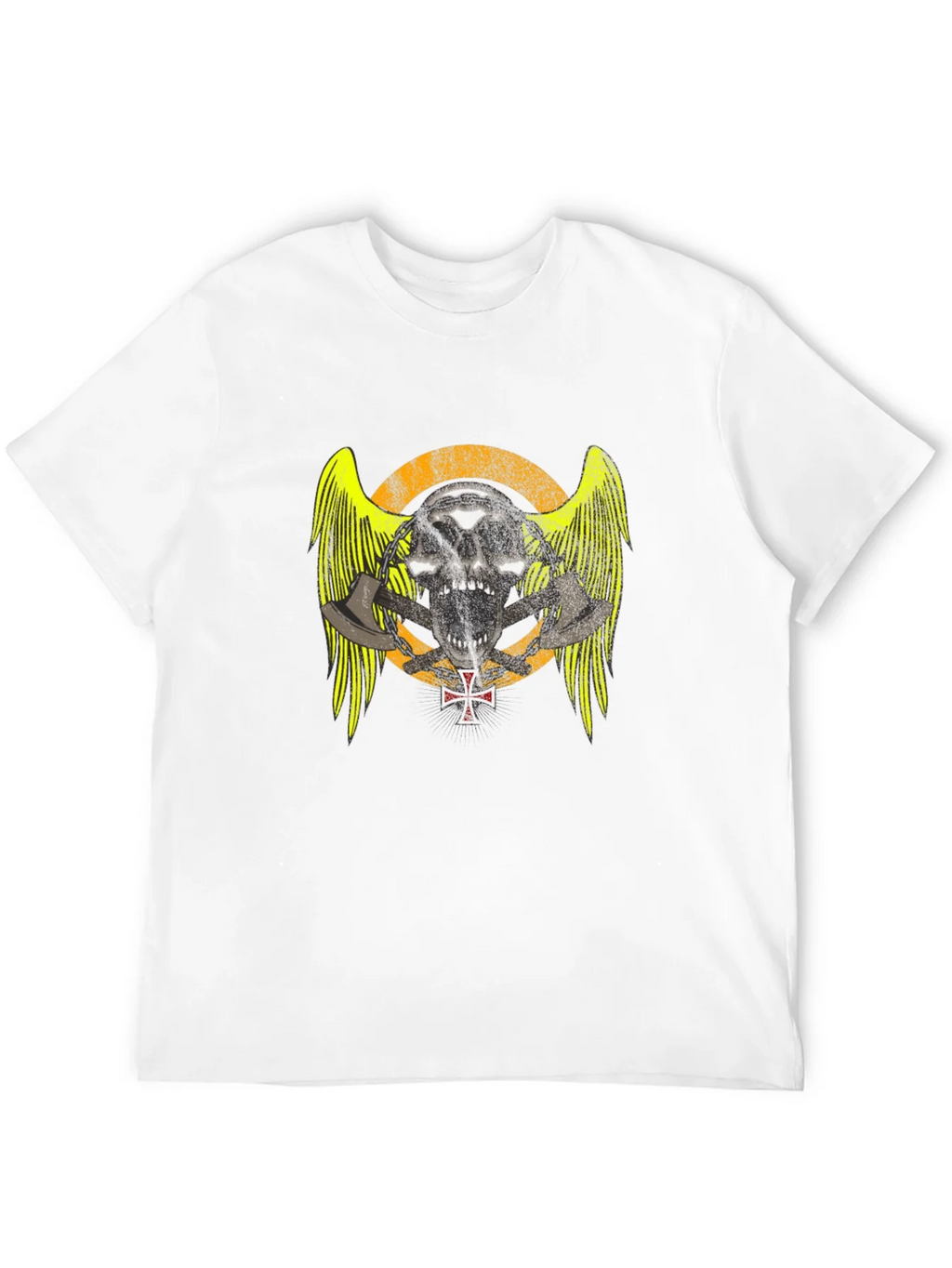 Skull & Axes Graphic T-Shirt - Black product image 11