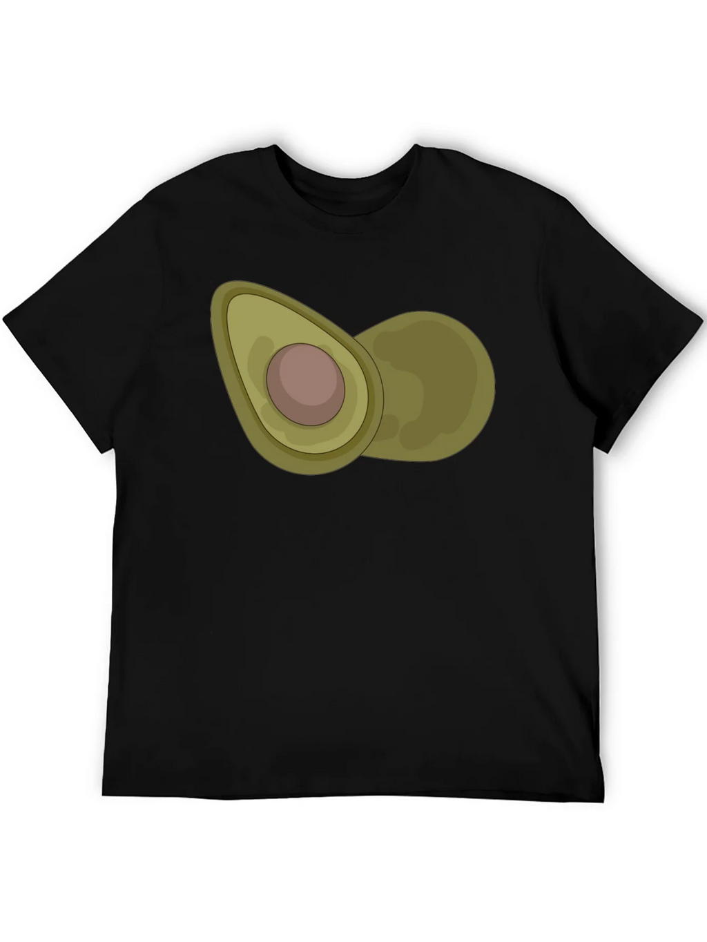 Avocado Graphic Print Black T-Shirt product image 5