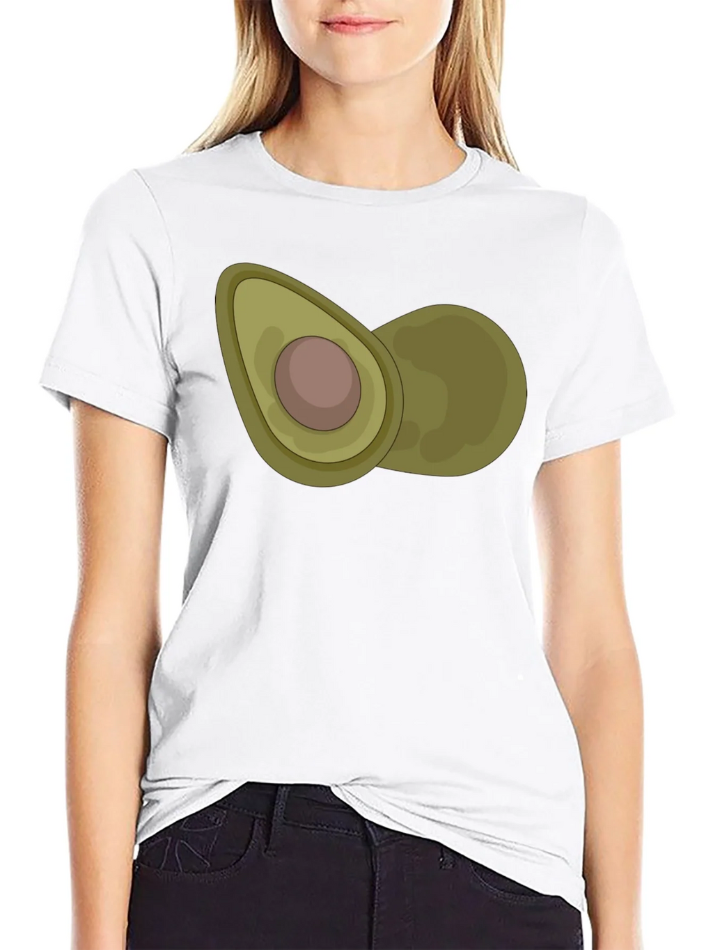 Avocado Graphic Print Black T-Shirt product image 8