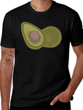 Avocado Graphic Print Black T-Shirt product image 1