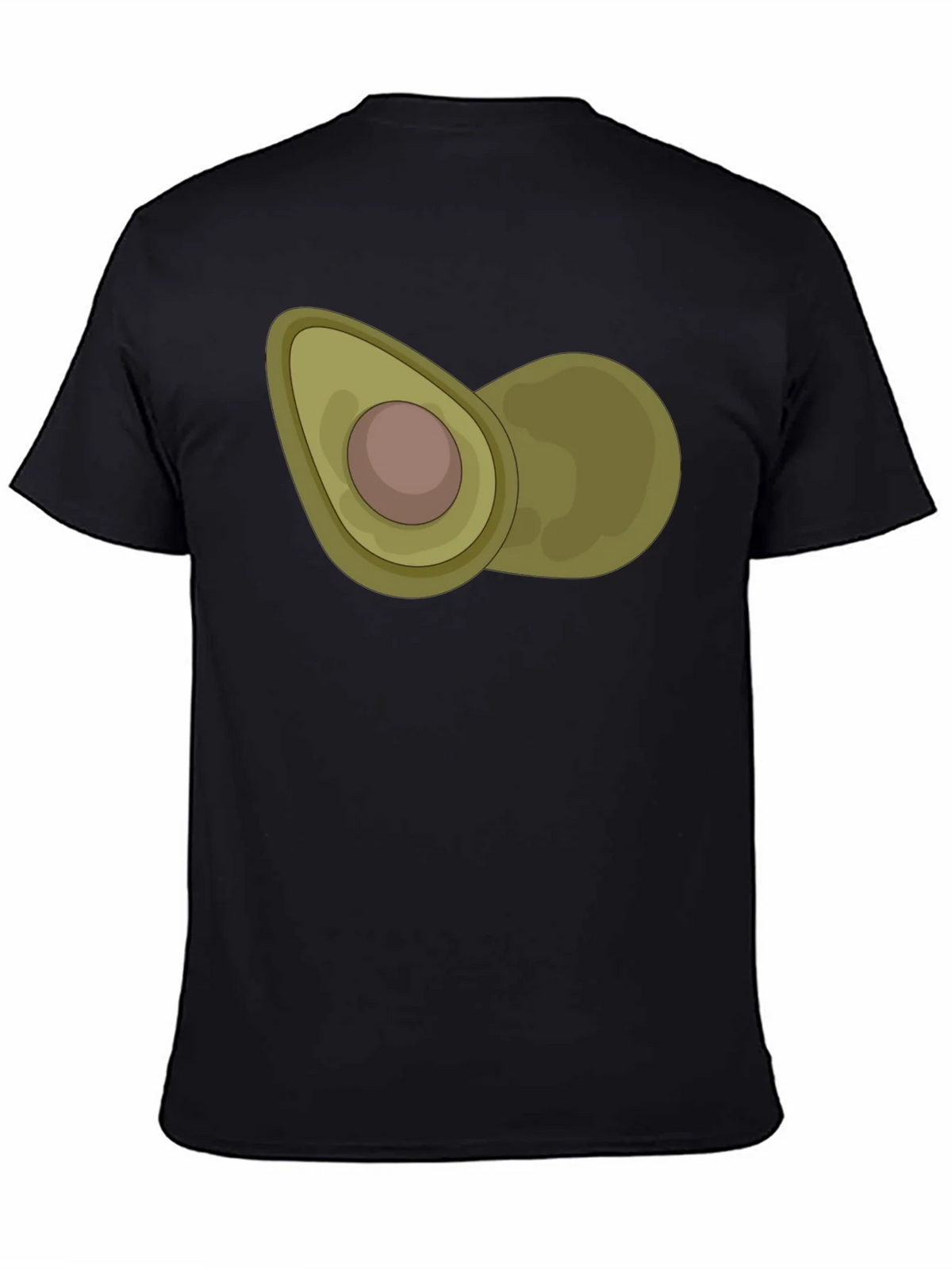 Avocado Graphic Print Black T-Shirt product image 4