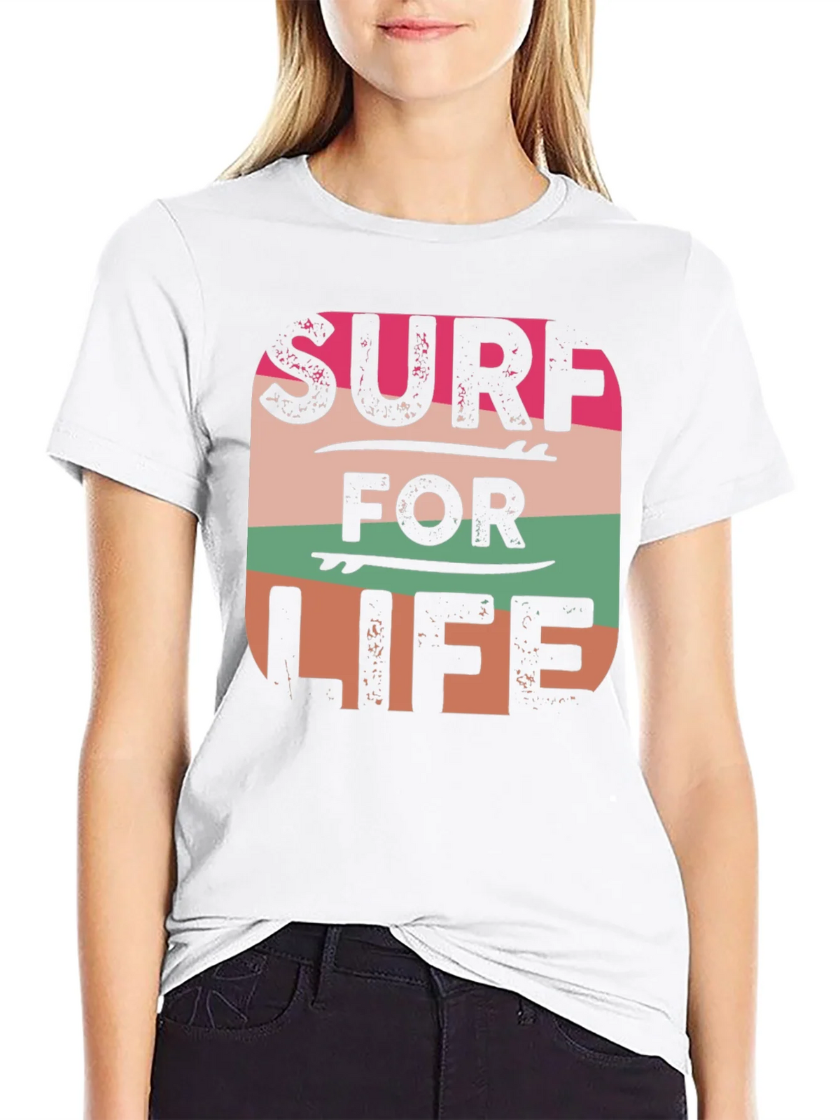 Surf For Life Graphic Tee - Retro Style product image 8
